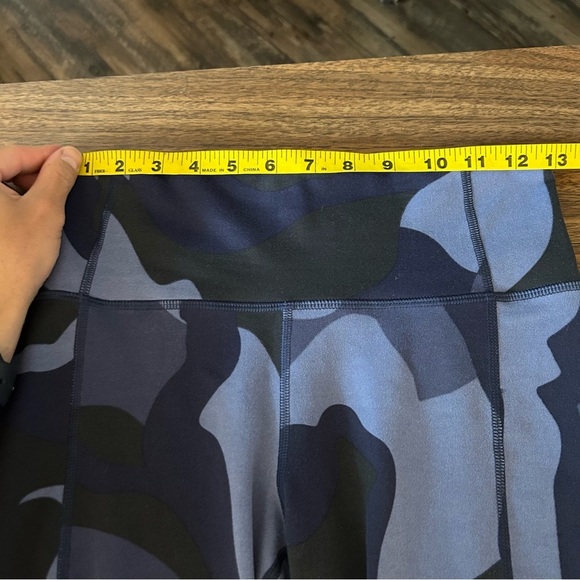 ❤️ Under armour Blue Camouflage Leggings fitted S - Picture 6 of 9